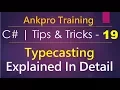 C tips and tricks 19 - Typecasting explained in detail What is typecasting Types of typecasting