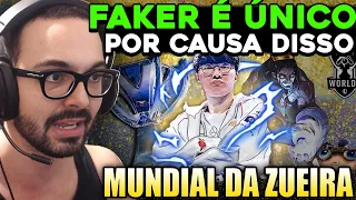 O DIA QUE O FAKER FEZ O IMPOSSÍVEL - MUNDIAL DA ZUEIRA | Worlds 2024 | T1 vs BLG - MYLON REACT