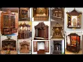 Top 40 wooden temple designs wooden Pooja mandir designs