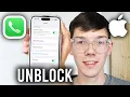 How To Unblock Unknown Calls On iPhone - Step By Step