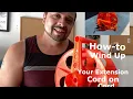 How-to wind up an extension cord on a Bayco extension cord organizer