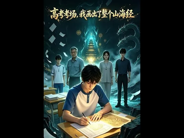 高考考场,我画出了整个山海经