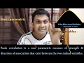 Correlation Analysis Spearman s Rank Correlation Measure Non-Parametric Measure