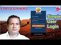 simple user login form access - using macro