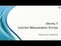DRUPAL 7 Beginners to Advanced