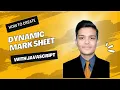 Create a Mark Sheet with JavaScript - User Input in One Alert Step-by-Step Guide