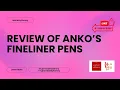 Download Lagu Quick Review of Anko’s Fineliner Pens