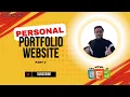 How to Create a Portfolio Website with HTML CSS JavaScript Part 2