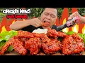 Download Lagu MUKBANG CHICKEN WINGS SIRAM SAUS SAMYANG SUPER PEDAS BEBELEDAGAN