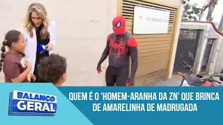Quem é o 'Homem-Aranha da ZN' que brinca de amarelinha de madrugada