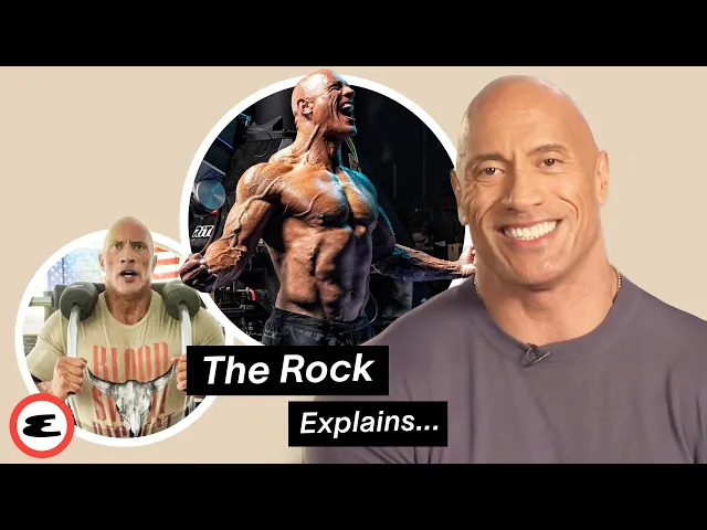 Dwayne Johnson On Why He Pees In A Water Bottle At The Gym | Explain This | Esquire