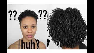 i tried following chizi duru natural hair tutorial finger coils