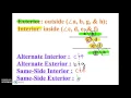 Angle Vocabulary