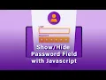 How to Create Password Field in HTML with JavaScript Tutorial ProgrammingwithVishal