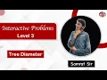 Tree Diameter Interactive problem Codeforces