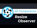 Learn Quasar Components - QResizeObserver