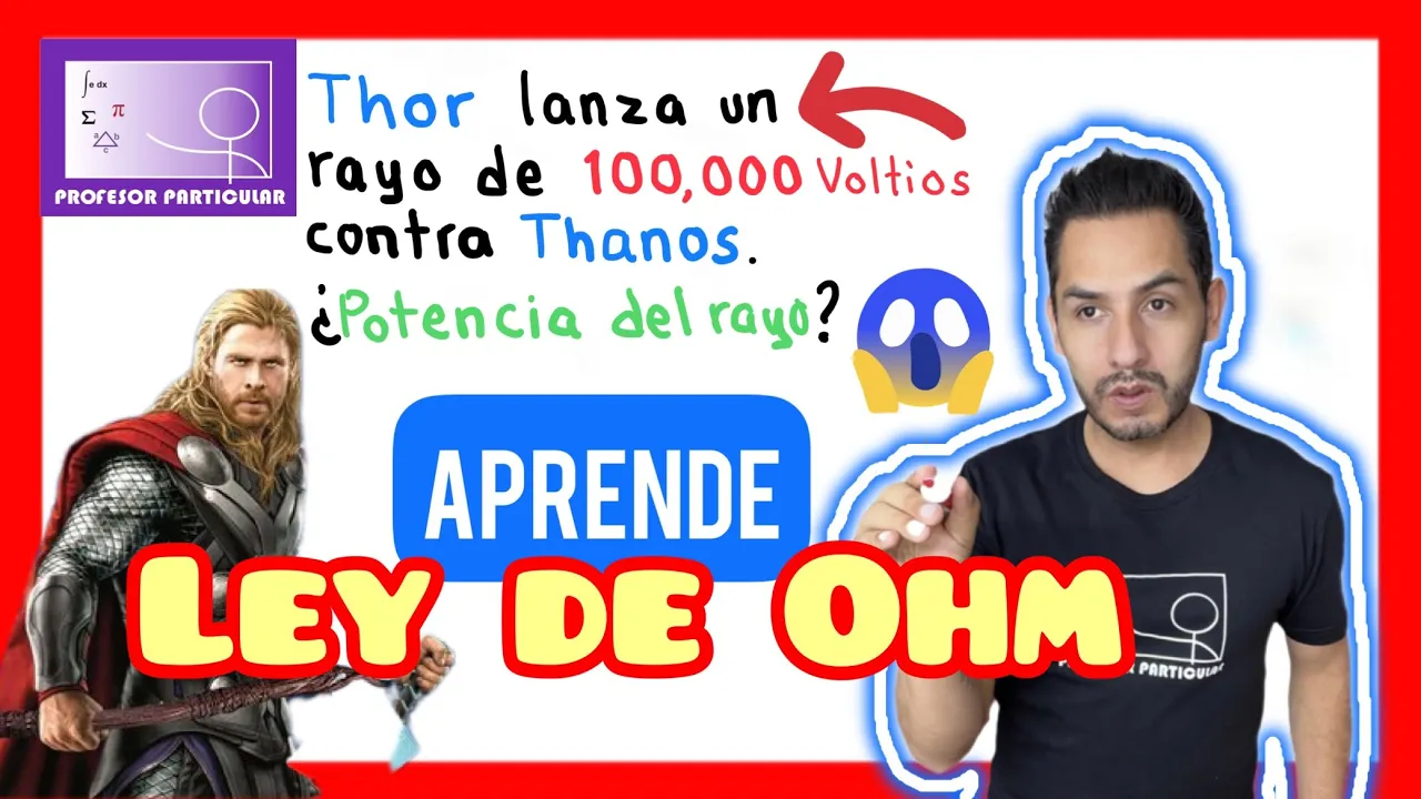 ✅​LEY de OHM y Potencia Eléctrica [3 𝙋𝙧𝙤𝙗𝙡𝙚𝙢𝙖𝙨 𝙗á𝙨𝙞𝙘𝙤𝙨 😎​💯​ ] Física- Electrodinámica