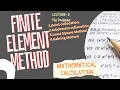 Finite Element Method LT-2 point collocation subdomain collocation LS Method Gakring Method