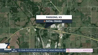 13-year-old killed in crash near Parsons KS