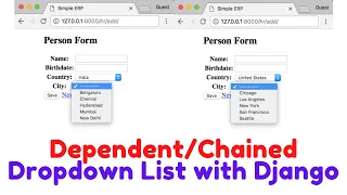 How to Implement Dropdown List with Django
