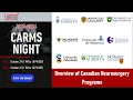 Neurosurgery CaRMS Night 2025 Neurochirurgie Soiree CaRMS 2025