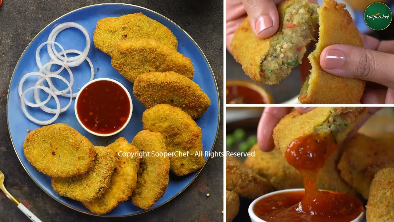 Vegetable Cutlets Recipe by SooperChef (Ramzan Special Recipe)