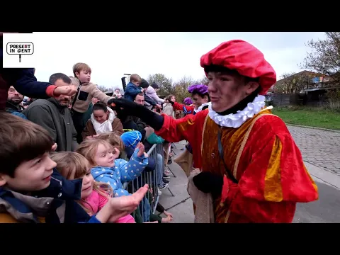 Video Beelden van de aankomst van Sinterklaas in Gent op 16 november 2025, gepubliceerd door Tack Philippe op 19 november 2025.