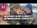 Download Lagu Soldado ruso se rinde entre lágrimas y ucranianos le dan de comer