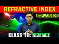 What is Refractive Index Class 10 Light Concept and Numericals Prashant Kirad