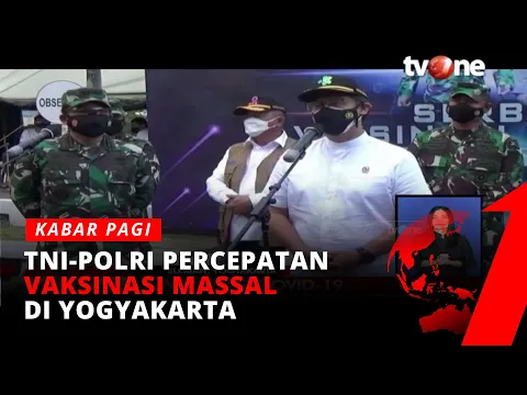 Menkes Budi Gunadi Tinjau Vaksinasi Massal di Lanud Adisutjipto