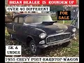 BRIAN BEALER is Roundem Up FOR SALE 40 Different 1955 Chevy Hardtop Post Wagon 5k Under