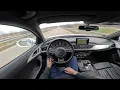 POV Casual Drive in an Audi A6 C7 2 0 TDI Open Road Test