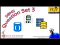 Question set 3 DBMS Question Series Java Institute