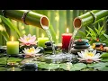 Bamboo Water Fountain \u0026 Nature Sounds 🌿 Relaxing Music for Deep Sleep Meditation And Stress Relief