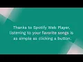 Spotify Web Player Music for Everyone Anywhere and Anytime