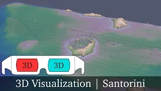 Santorini volcano PROTEUS experiment Visualization