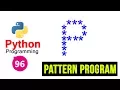 Python Pattern Programs - Printing Stars in P Shape