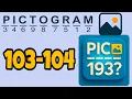 PICTOGRAM Picture Cryptogram 103 104