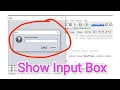 How can you create and use an input dialog box in Java