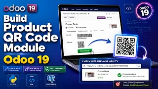 Odoo 19 Product QR Code Module Live Stock Availability Checker Real Project Zero Config