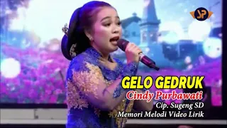 Download GELO (LIRIK) GEDRUK - CINDY PURBAWATI (LIVE) SHOW MEMORI MELODI 20 MARET 2020 MP3