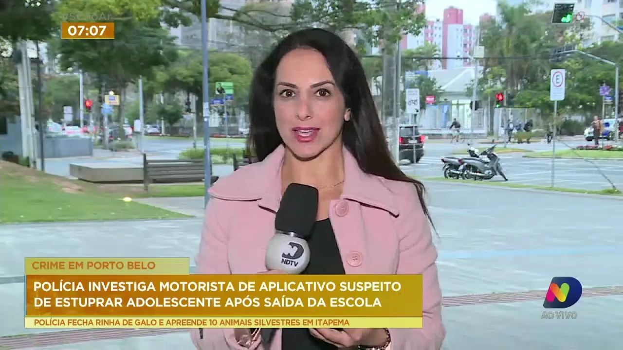 Polícia investiga motorista de aplicativo suspeito de estuprar adolescente após saída da escola