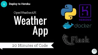 4 Deploy to Heroku - How to build a weather app Python Flask and deploy it to Heroku