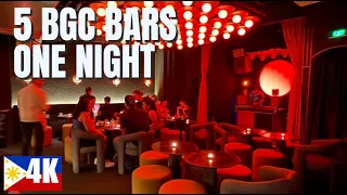 Five BGC Bars One Night Sky Views Cocktails and After Hours