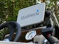 2023 Sun Tracker Bass Buggy 18DLX Pontoon Boat Garmin ECHOMAP U 93sv Fish Finder install