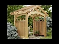Top 70 Diy Wood Garden Arbors you can Build Diy Backyard Garden landscaping ideas