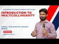 Multicollinearity Correlation CLRM IV Eviews Unbiased Multi Explained