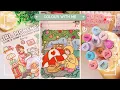 Color with Me Rainy Days Coco Wyo Coloring Book Ohuhu Markers more ASMR Colouring