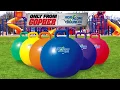 Burst-Resistance Bounce Balls with Handles