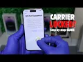 How to Unlock iPhone from Carrier - iPhone 16 15 14 13 More
